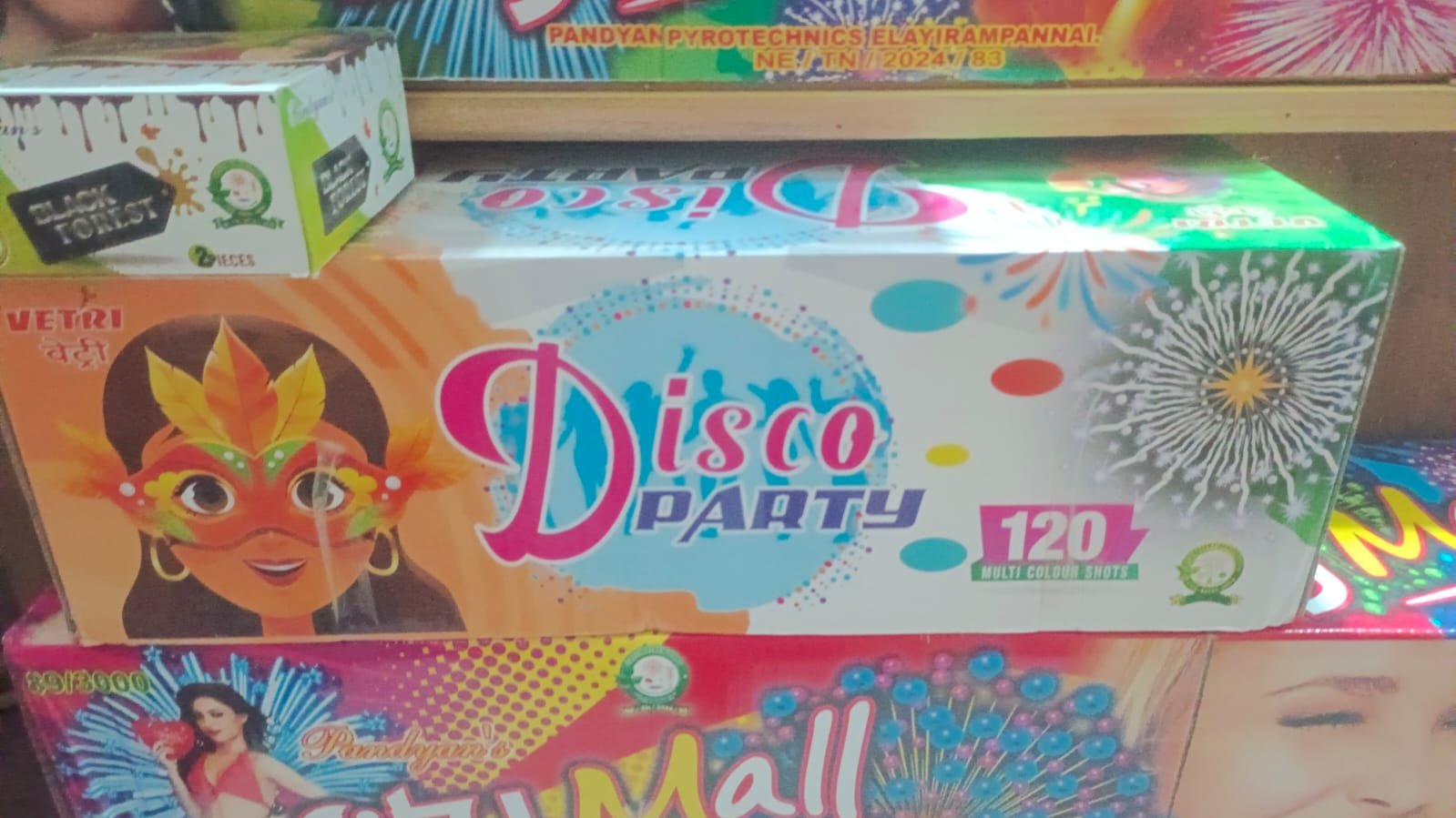 120 SHOT MULTI COLOUR